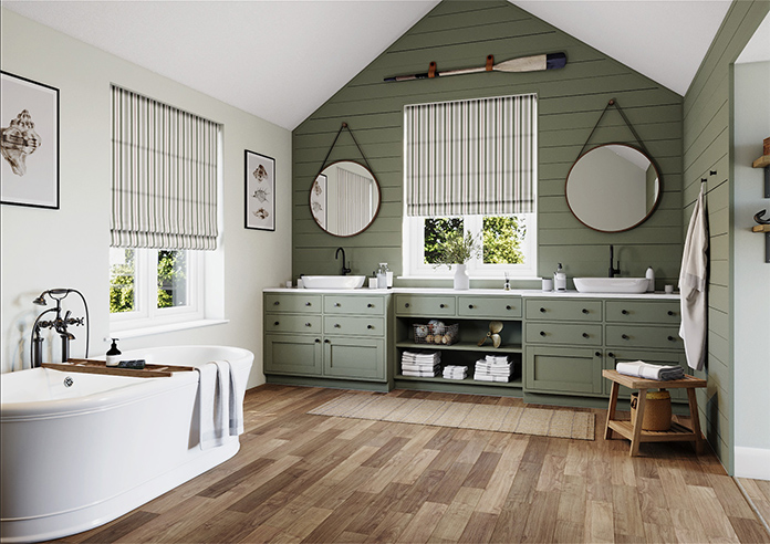 The British Stripe Co. George, Highlands No.1 - Roman Blind - Image 6